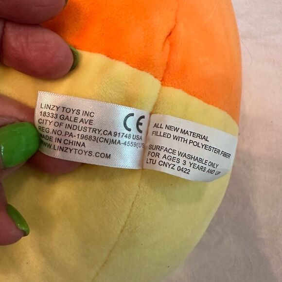 Candy Corn Smoochy Pal Squishy Squishie Toy Kids Halloween - Picture 5 of 5